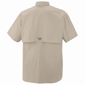 Columbia PFG Bonehead™ Shortärmad Skjorta Herr Khaki (UOJBQ2456)